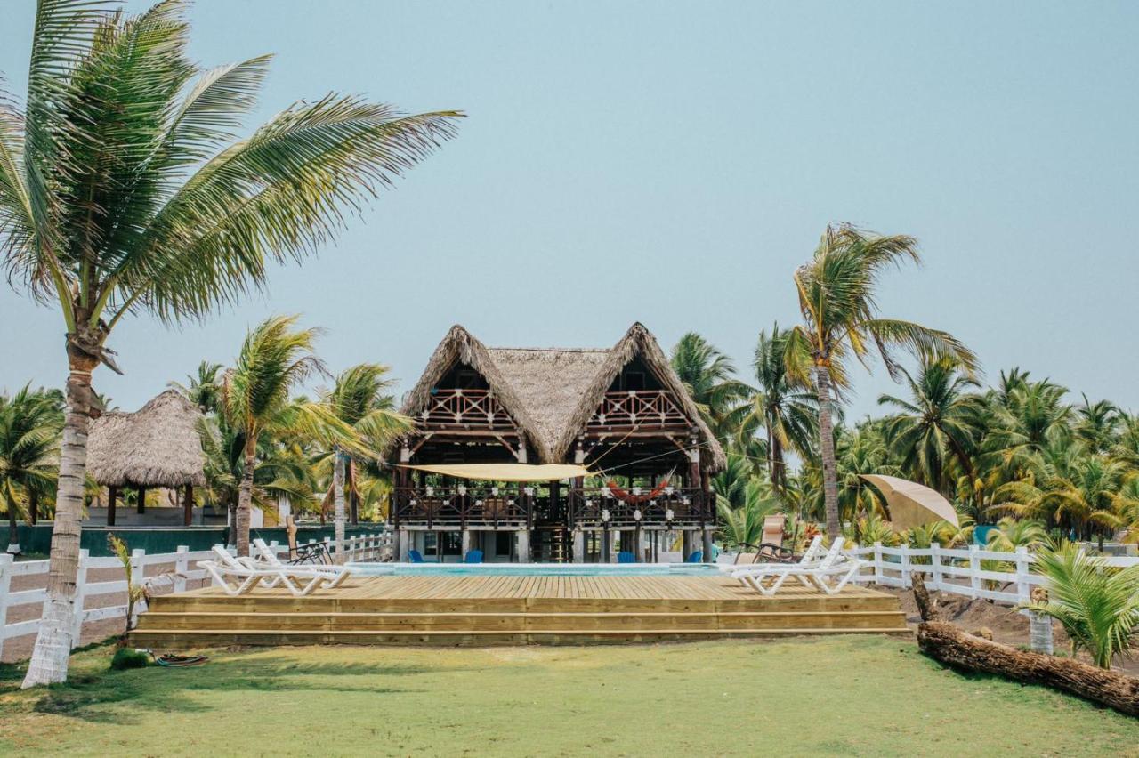 Los Olivos La Playa Hotel Y Restaurante Escuintla 外观 照片